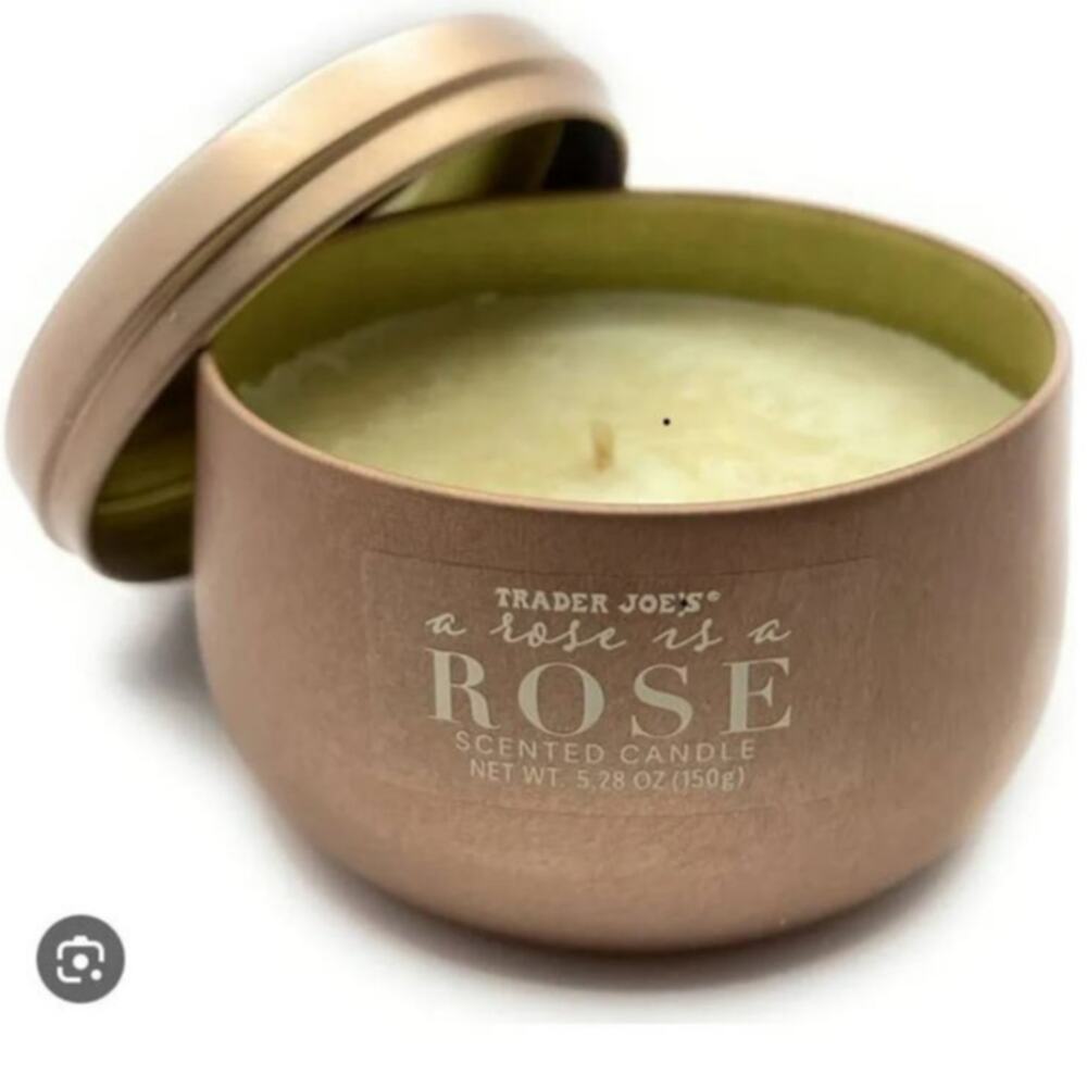x1 Trader Joe's Rose Scented Candle 5oz Seasonal Spring Mothers Day
